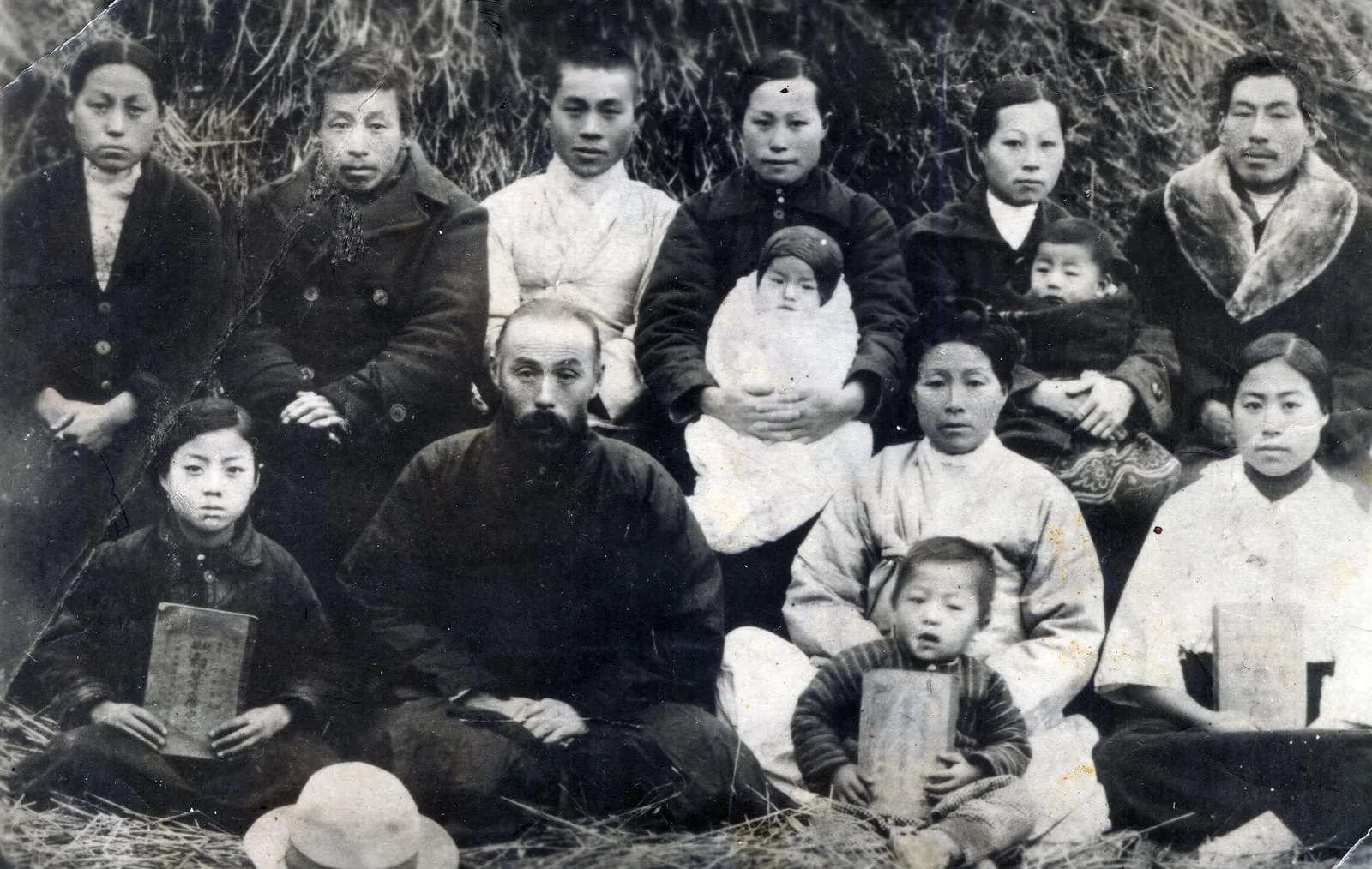 Context near Taldykorgan: Historical Koryo-saram memorial image used as context for the Bastobe deportation site.